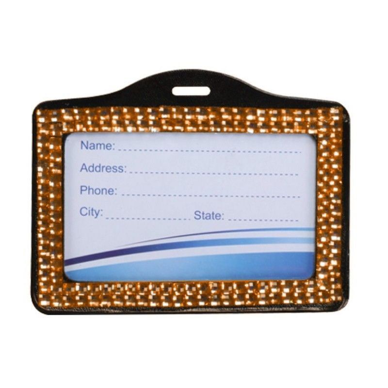 MYBAT Orange Horizontal Business Card Holder-014