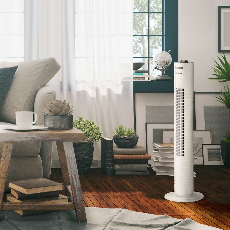 Holmes 31" Tower Fan Oscillating White