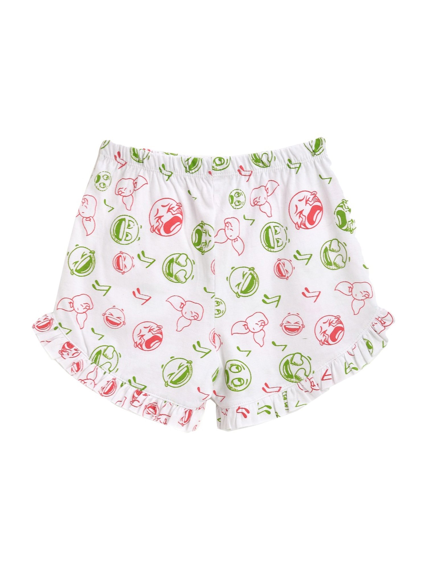 Kids Craft Mint Green Cotton Printed T-Shirt & Shorts