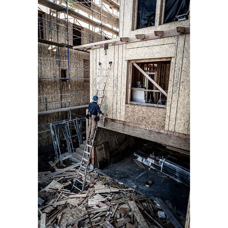 Little Giant Ladder Systems 300 lb ANSI Type IA rated Aluminum Ladder Gray