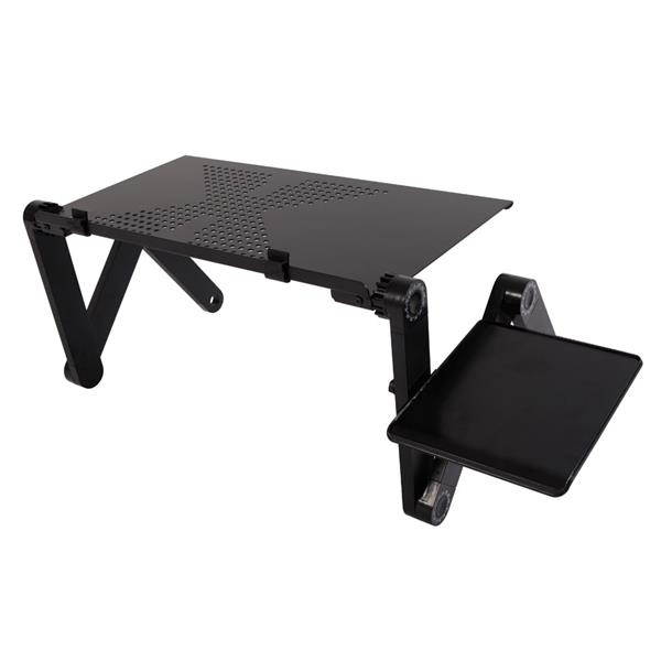 48 x 26cm Portable Home Use Assembled Folding Table Black  Computer Gaming Desk