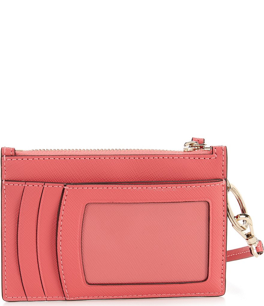 kate spade new york Spencer Leather Zippered Card Case Wristlet
