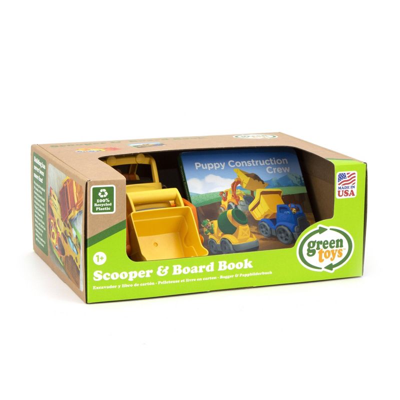 Green Toys Scooper with Board Book