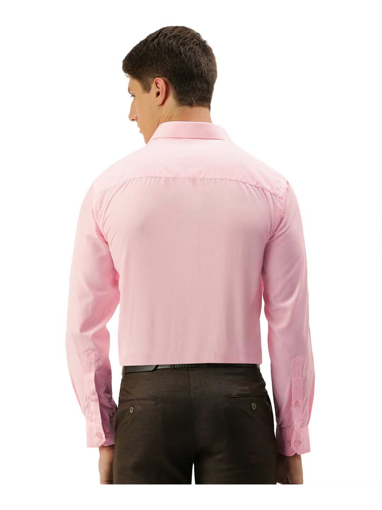 English Navy Light Pink Full Sleeves Shirt