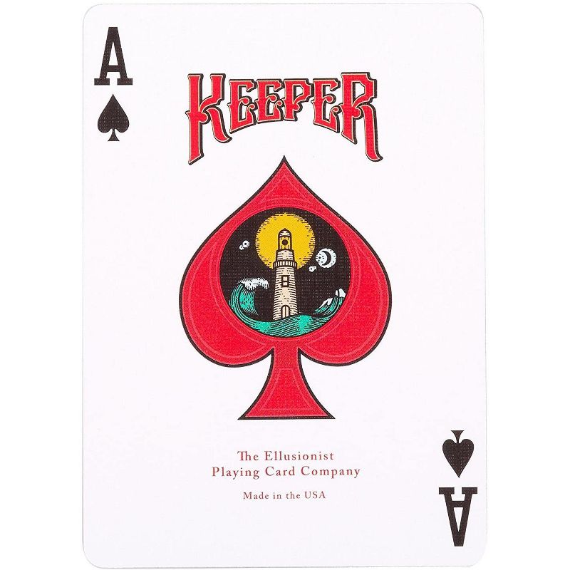 Ellusionist Keepers Masters Marked Playing Cards Deck, Red