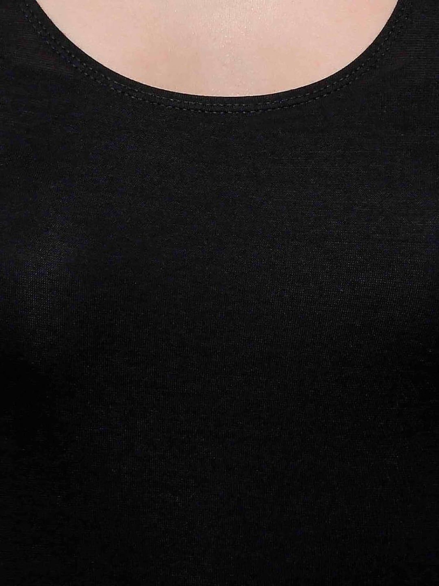 Bodycare Black Cotton Thermal Top