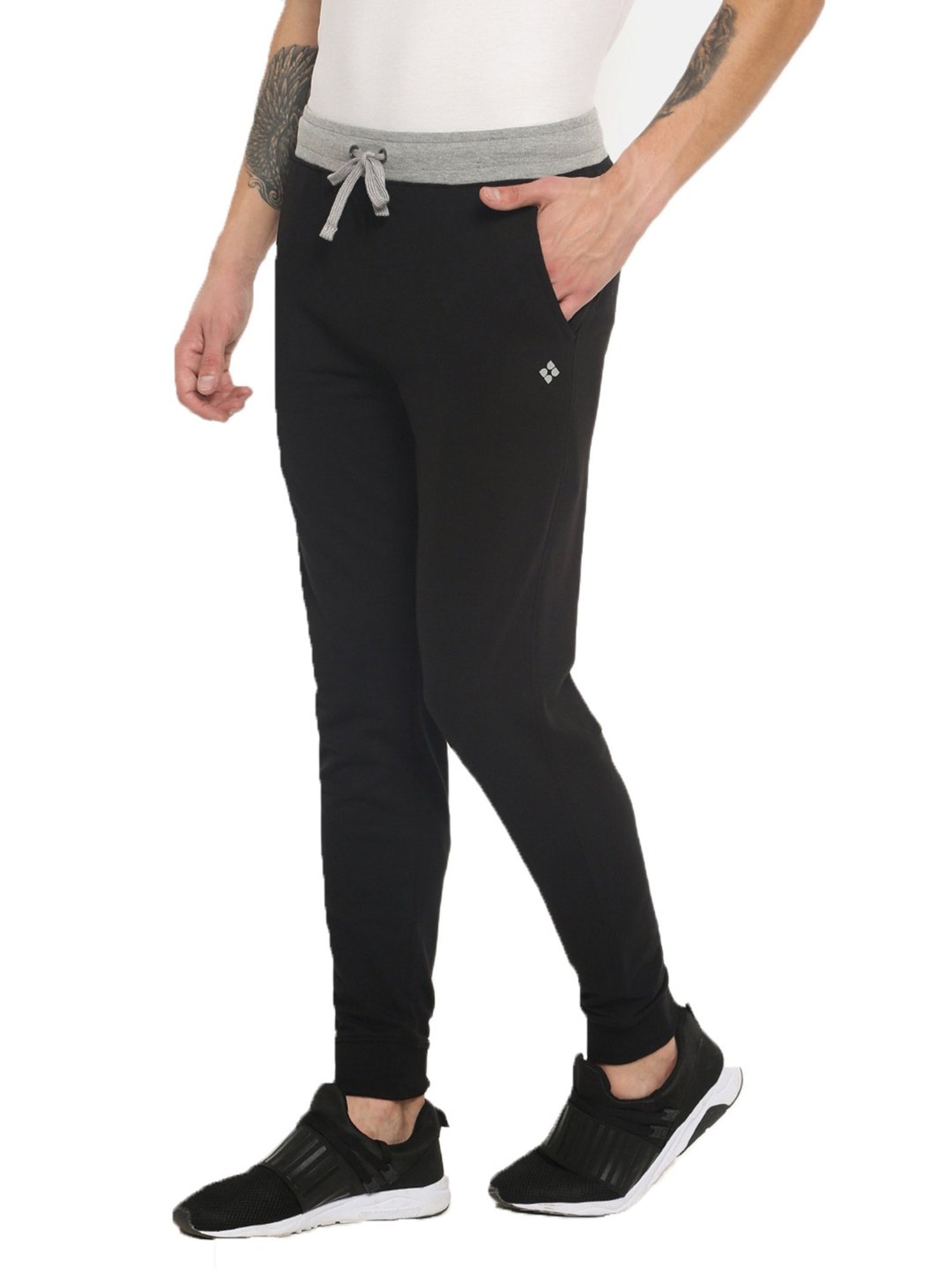 Dollar Black Regular Fit Joggers