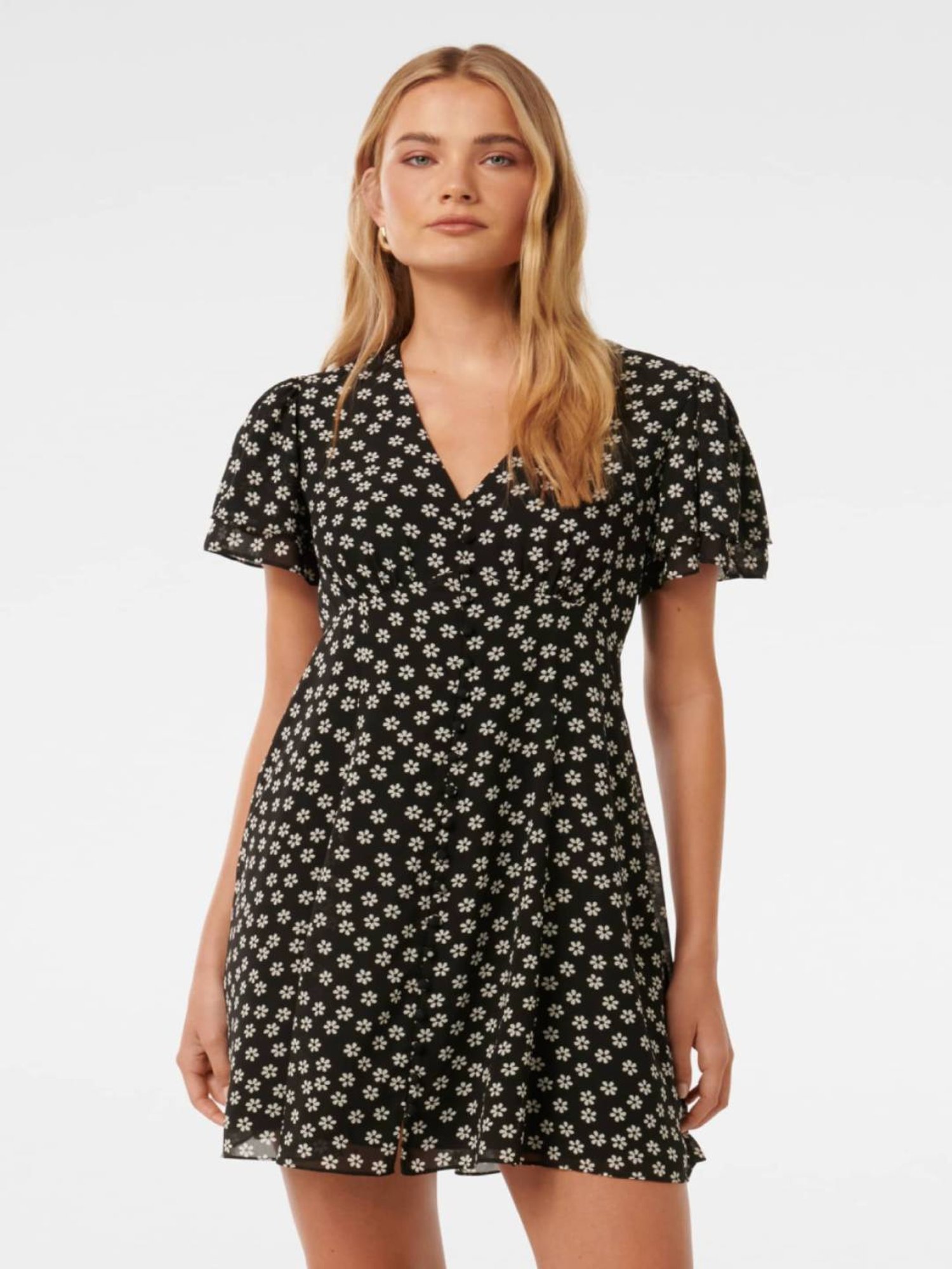 Forever New Pria Button Through mini dress