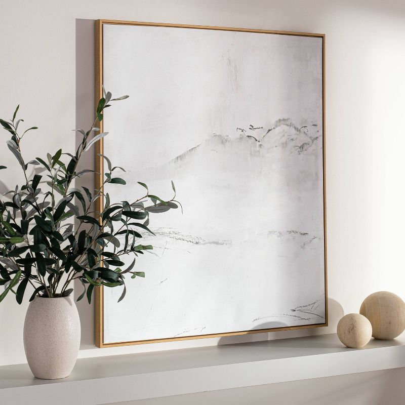 30"x 36" Nebulous Thin Light wood Frame Canvas - Threshold™ designed with Studio McGee