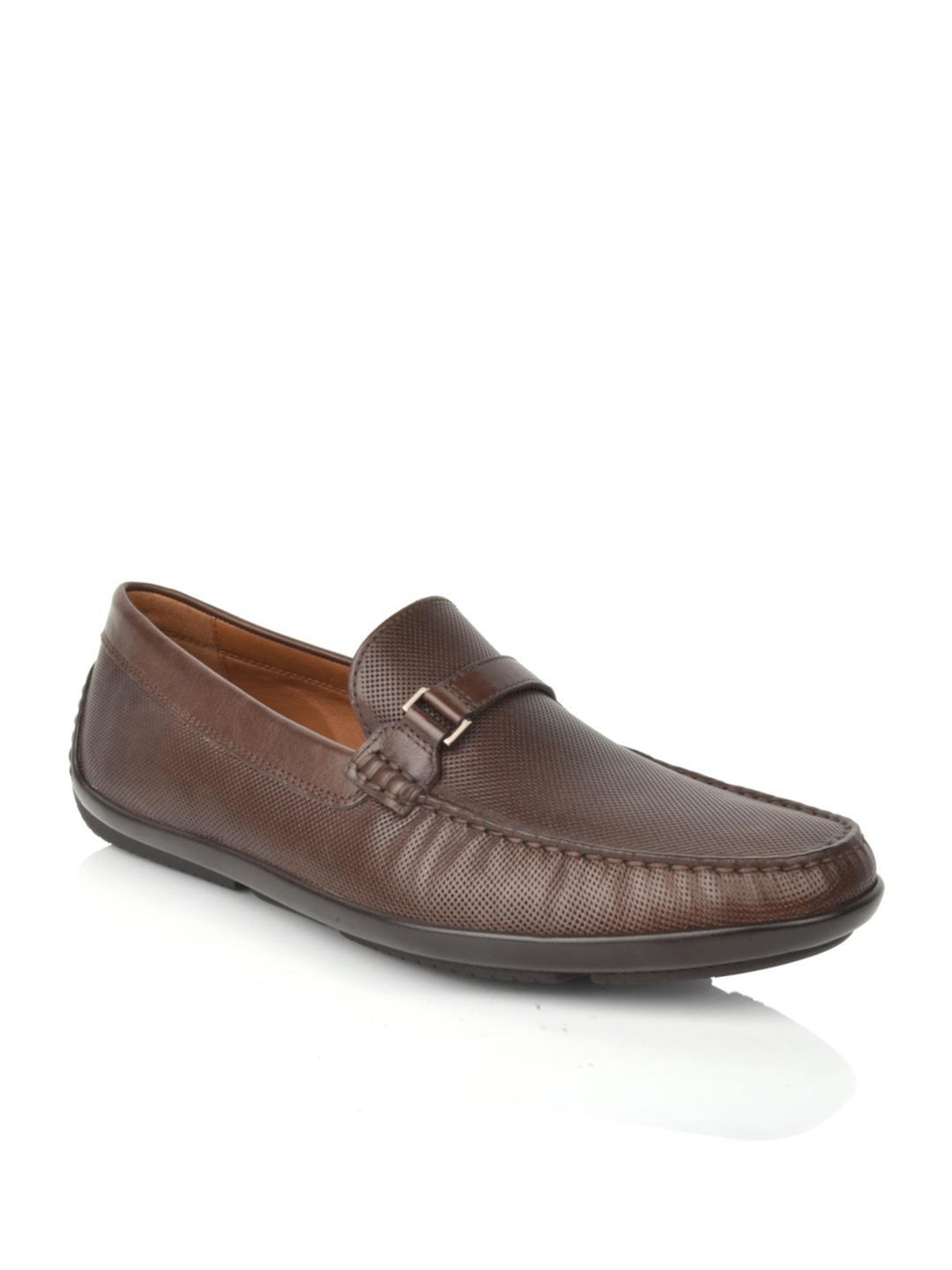 Language Shoes Men's James Driver Brown Loafers