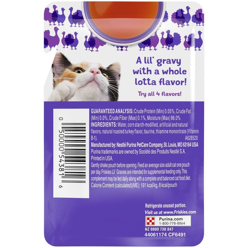 Friskies Gravies Roasted Turkey Flavor Wet Cat Food - 1.92oz