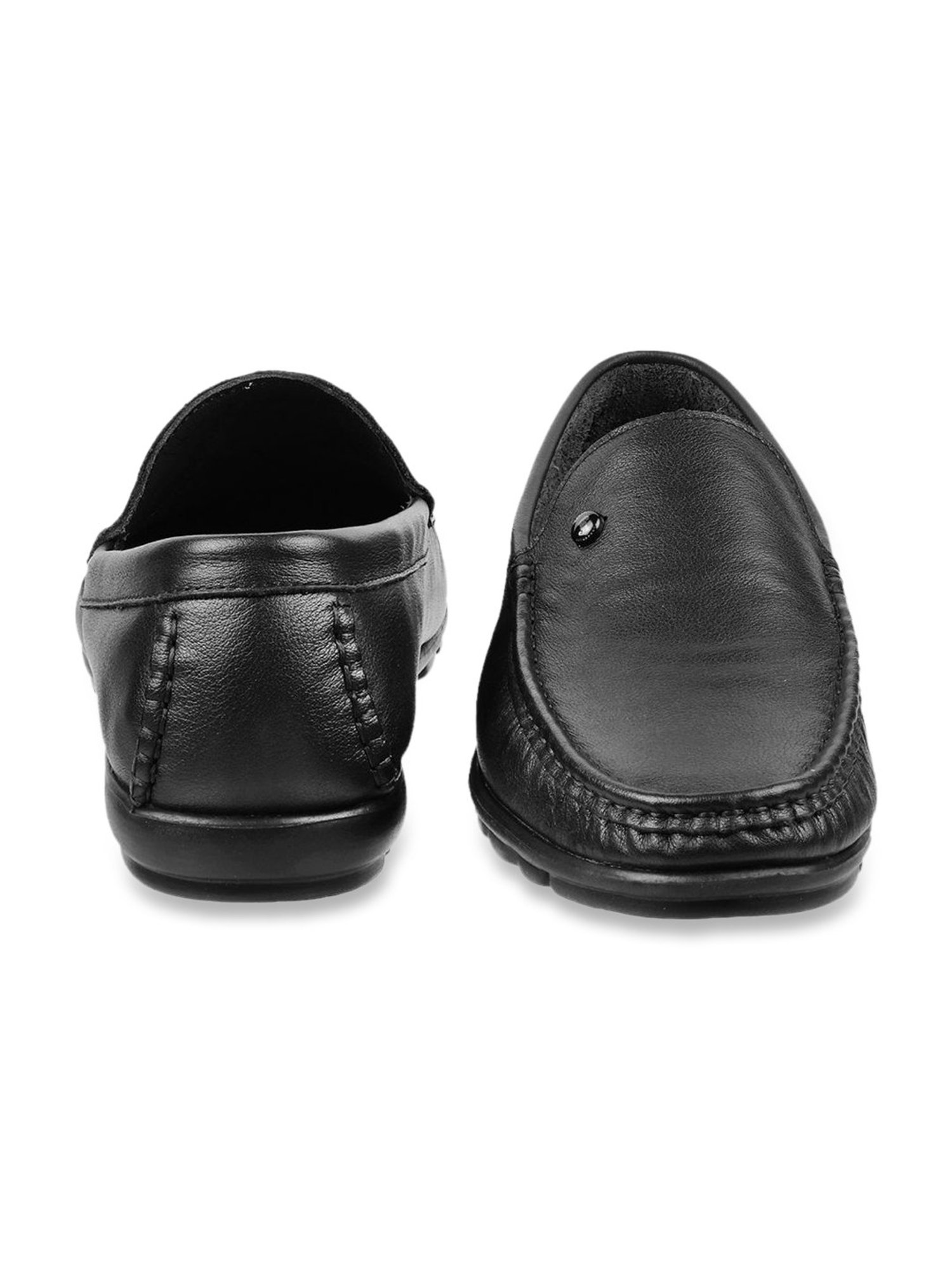 J. Fontini by Mochi Black Casual Loafers
