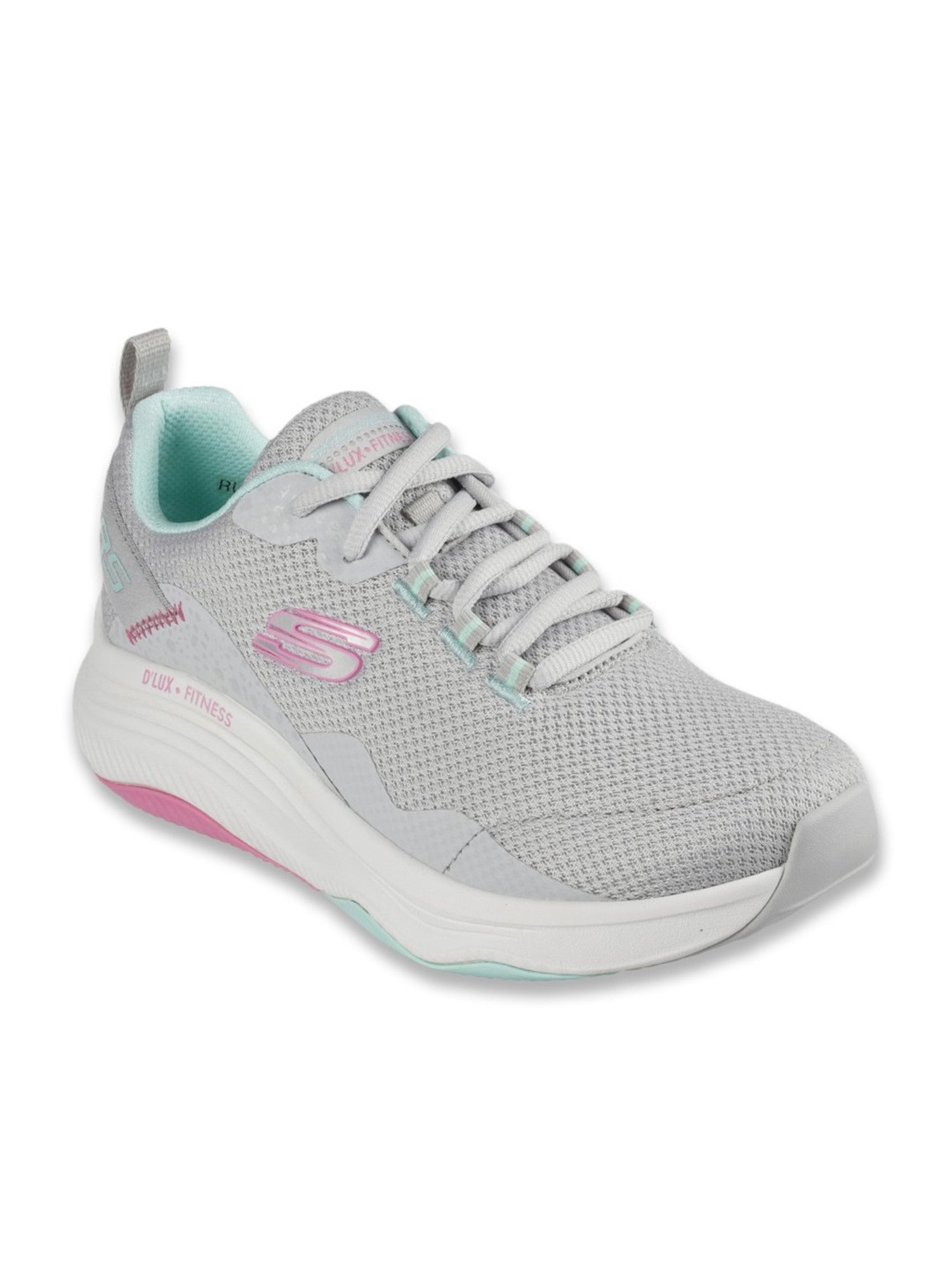 Skechers Women's D'LUX FITNESS-ROAM FREE Grey Running Shoes