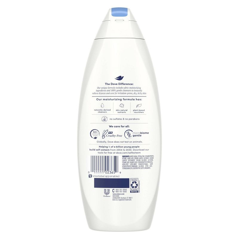 Dove Irritation Care Body Wash for Dry or Itchy Sensitive Skin - 22 fl oz