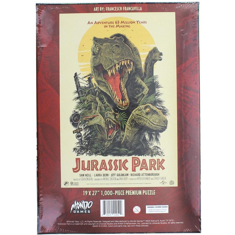 Mondo Jurassic Park Dinosaurs 1000 Piece Jigsaw Puzzle