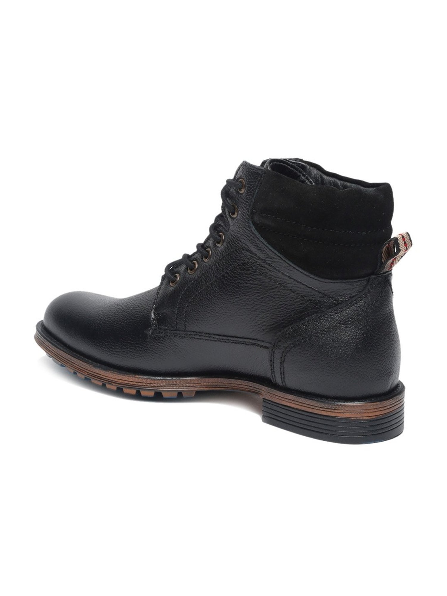 Teakwood Leathers Men's Black Derby Boots