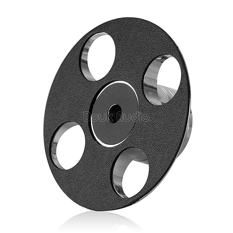 STB01 LP Vinyl Turntables Metal Disc Stabilizer Record Weight HiFi Silver