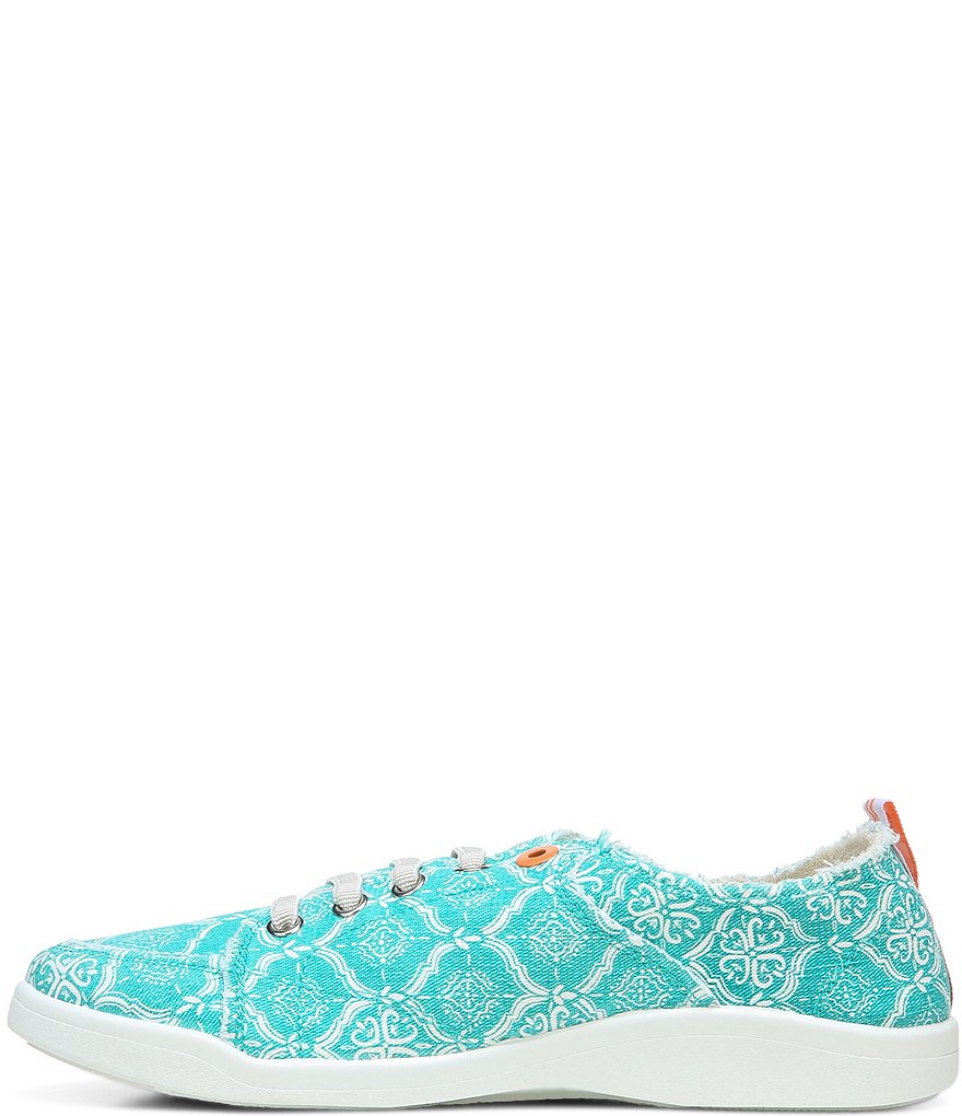 Vionic Pismo Mosaic Print Washable Lace-Up Sneakers