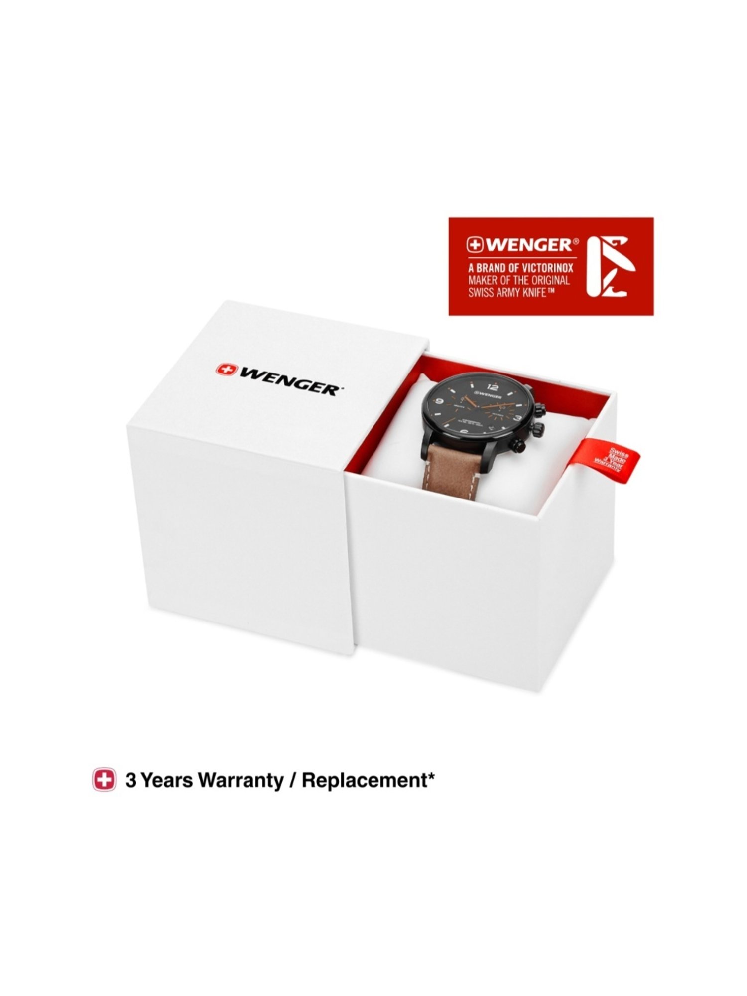 Wenger Swiss Made 01.1743.113 Urban Metropolitan Analog Watch for Men