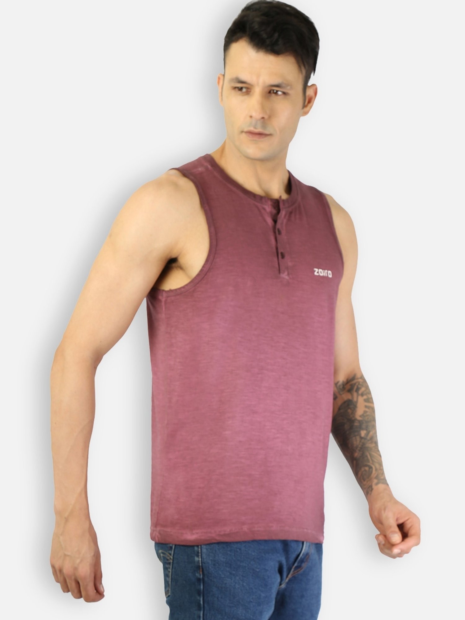 Zoiro Multicolored Regular Fit Vest - Pack Of 3
