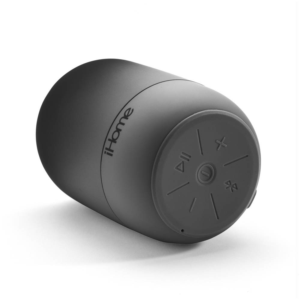 iHome Bluetooth PlayFade Rechargeable Water Resistant Speaker Black/Grey Speakers and Alarm Clocks