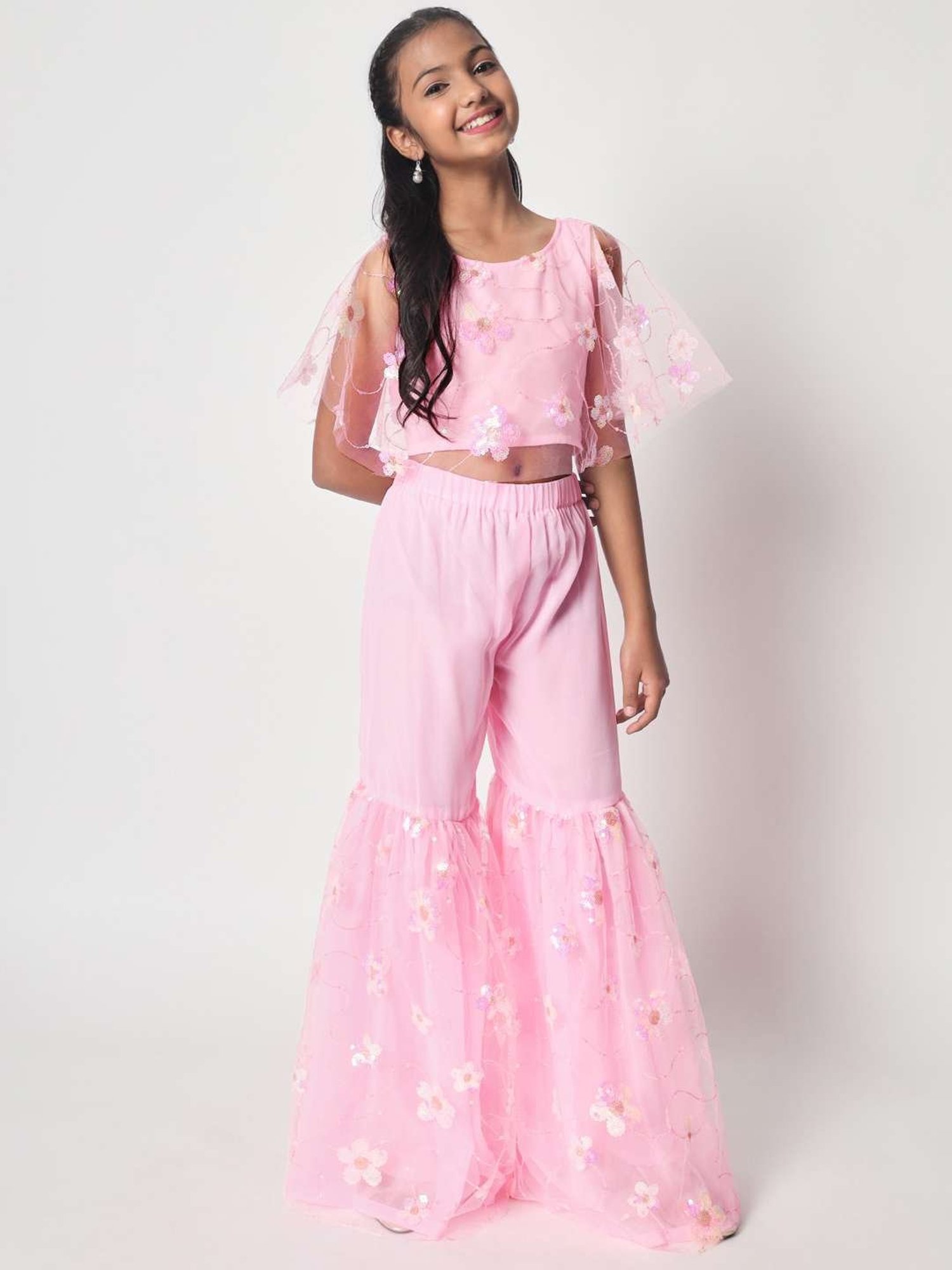 Cutecumber Kids Plum Lace Top