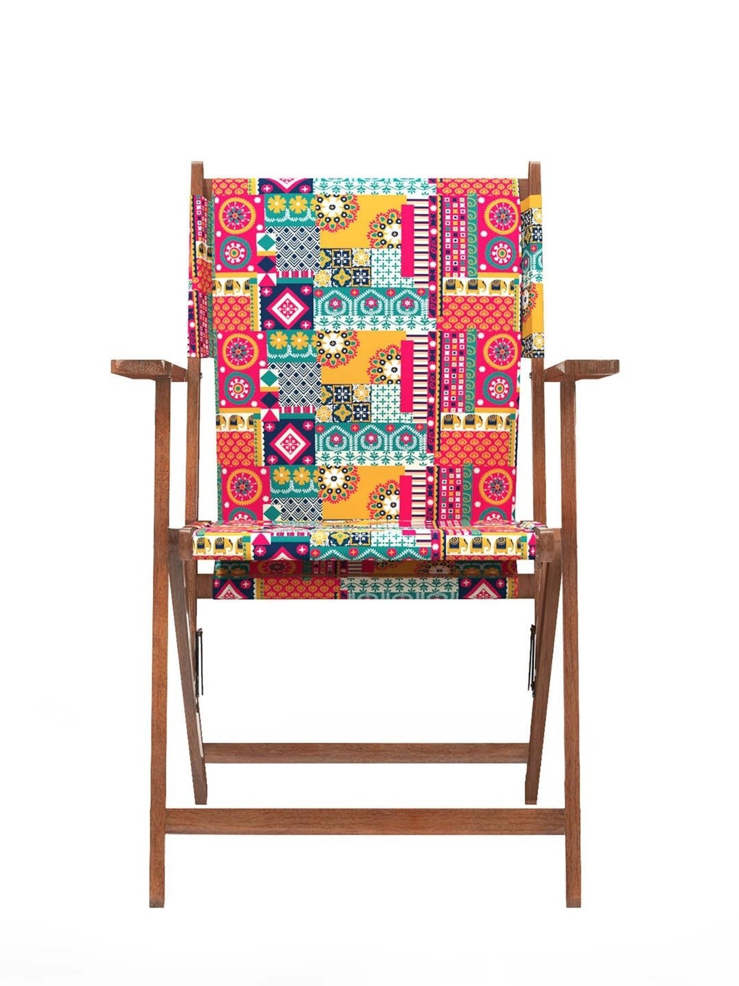 Durian Melania Cigar Brown Fabric Rocker Chairs