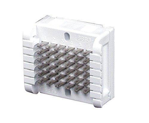 HUBBELL PREMISE WIRING HPW66B36 Wiring Block,6-pair,6 x 6 block size