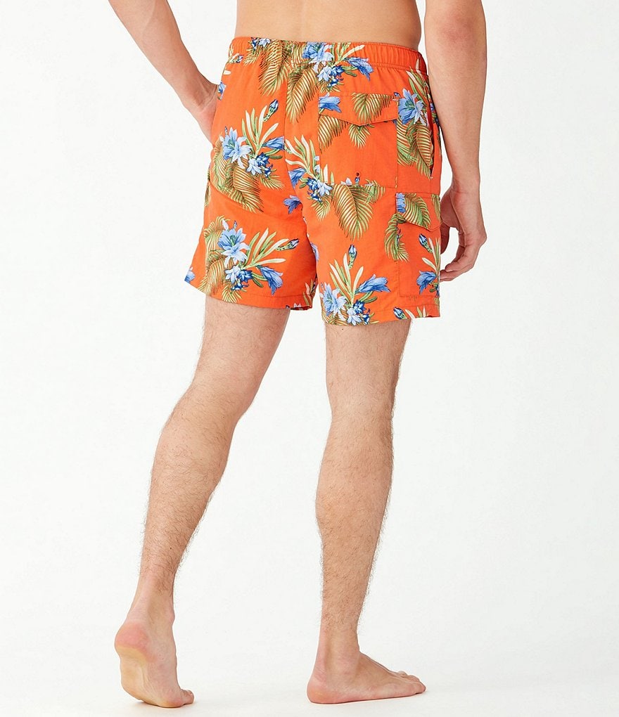 Polo Ralph Lauren Traveler Solid Blue 5 3/4#double; Inseam Swim Trunks