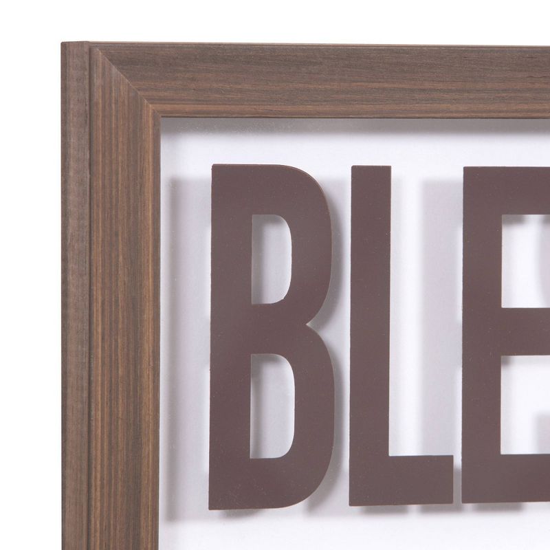 7pc Rustic Farmhouse Blessed Mixed Media Wall Art - Patton Wall Decor