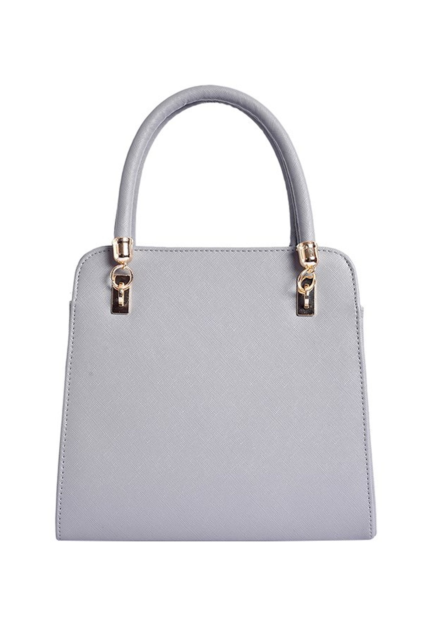Lino Perros Grey Solid Handbag