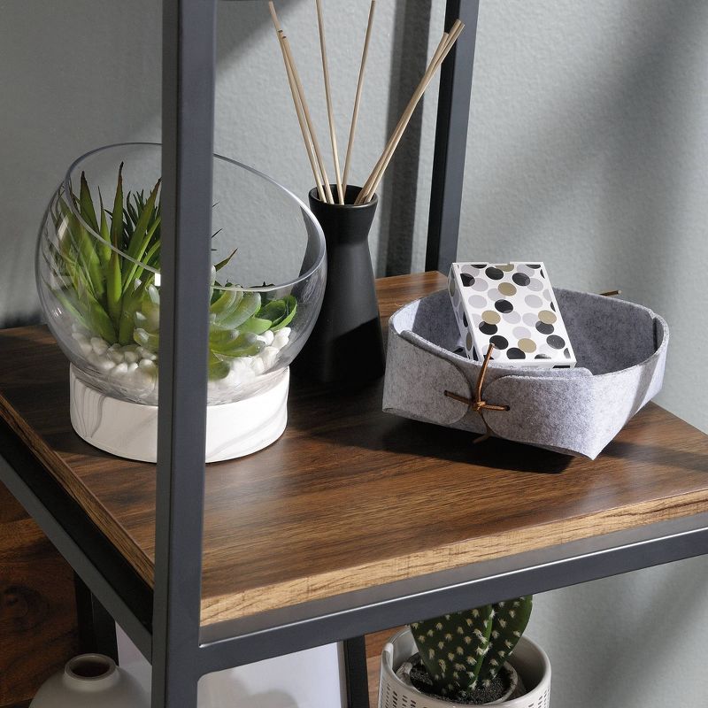 76" Nova Loft Storage Tower Grand Walnut - Sauder