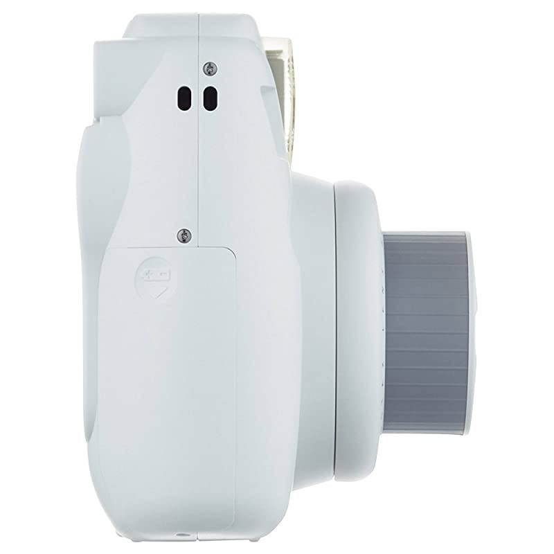 Instax Mini 9 Instant Camera (Smokey White) with 2 x Instant Twin Film Pack (40 Exposures)