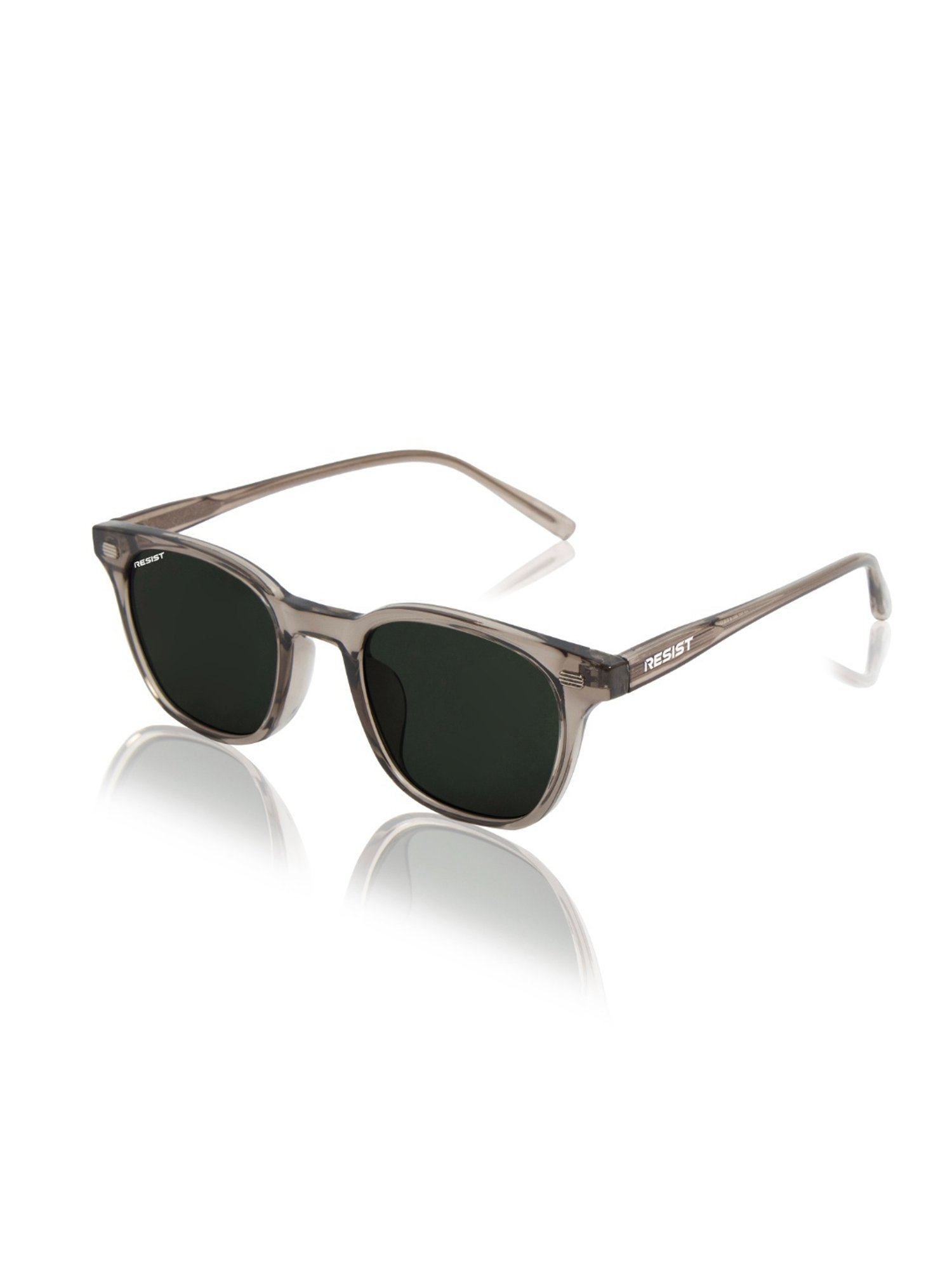 Resist Eyewear Brown Wayfarer uv protected Unisex Sunglasses