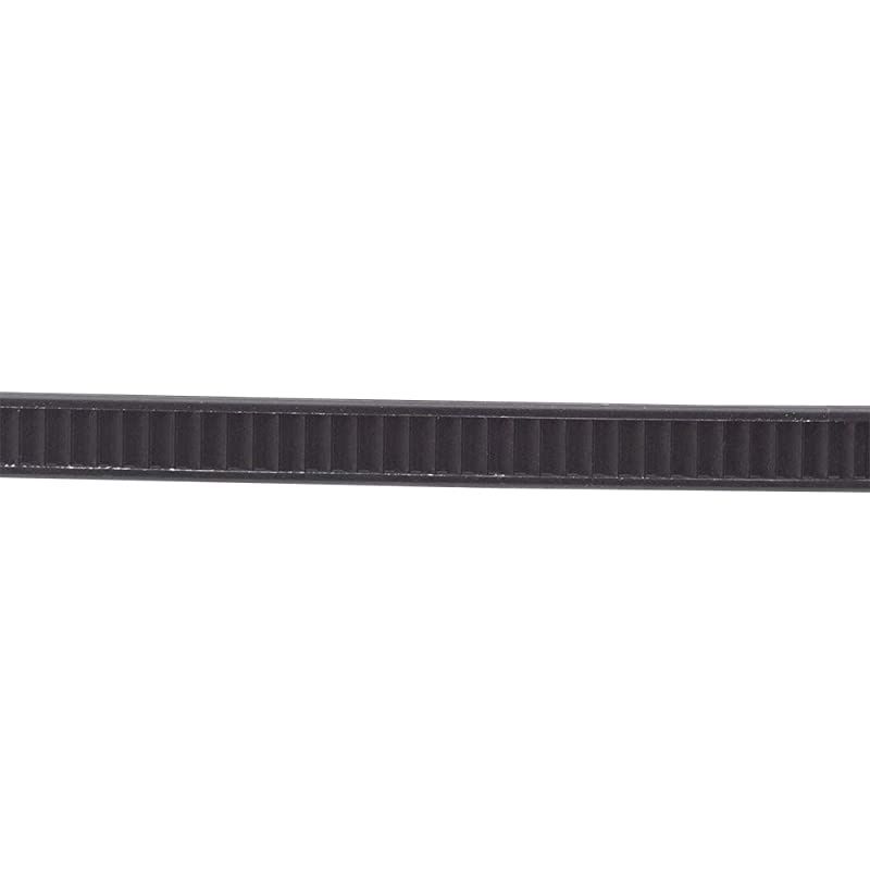 1000 Pc Bag Black Nylon 11 Cable Zip Ties Self Locking Head UV Heat Resistant Outdoor Indoor for Bundling Tag Hold Wires Cords Crafts