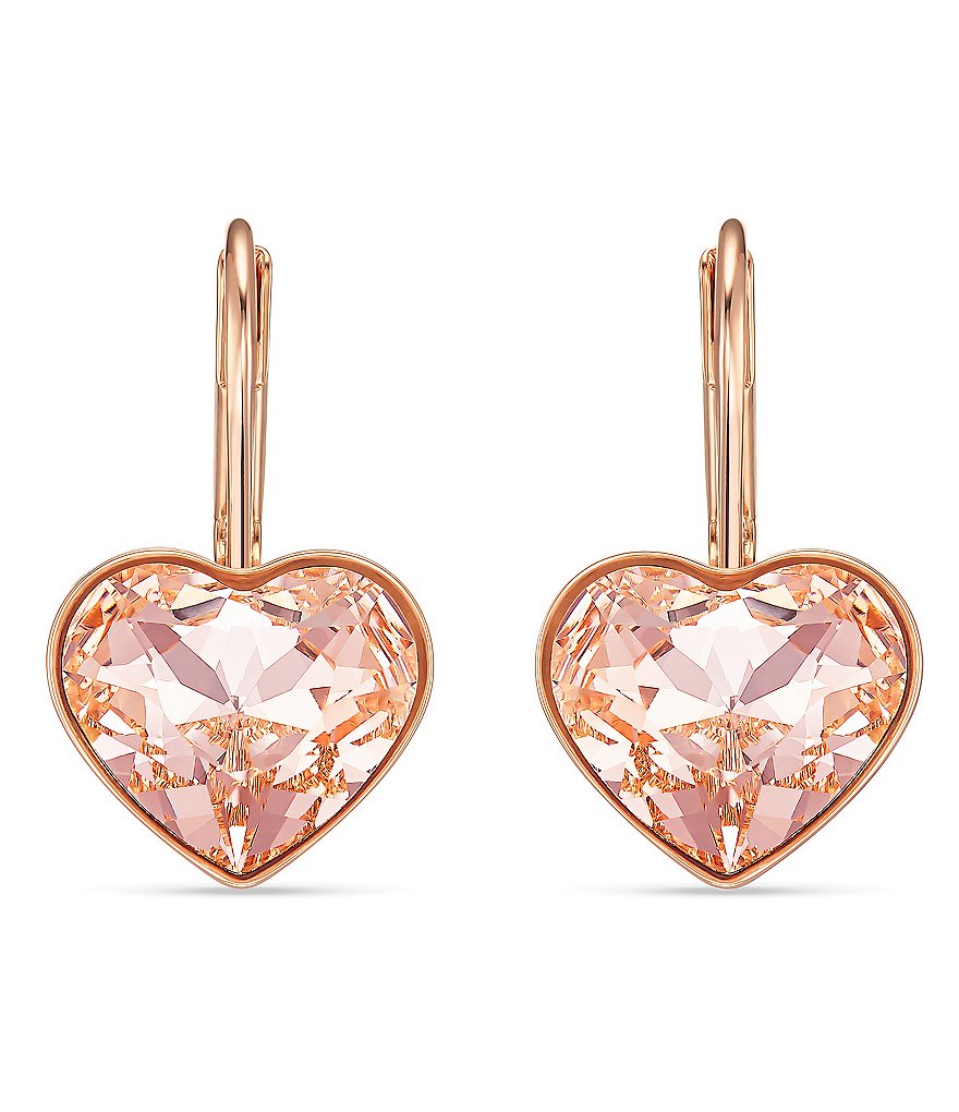Swarovski Bella Heart Pierced Earrings
