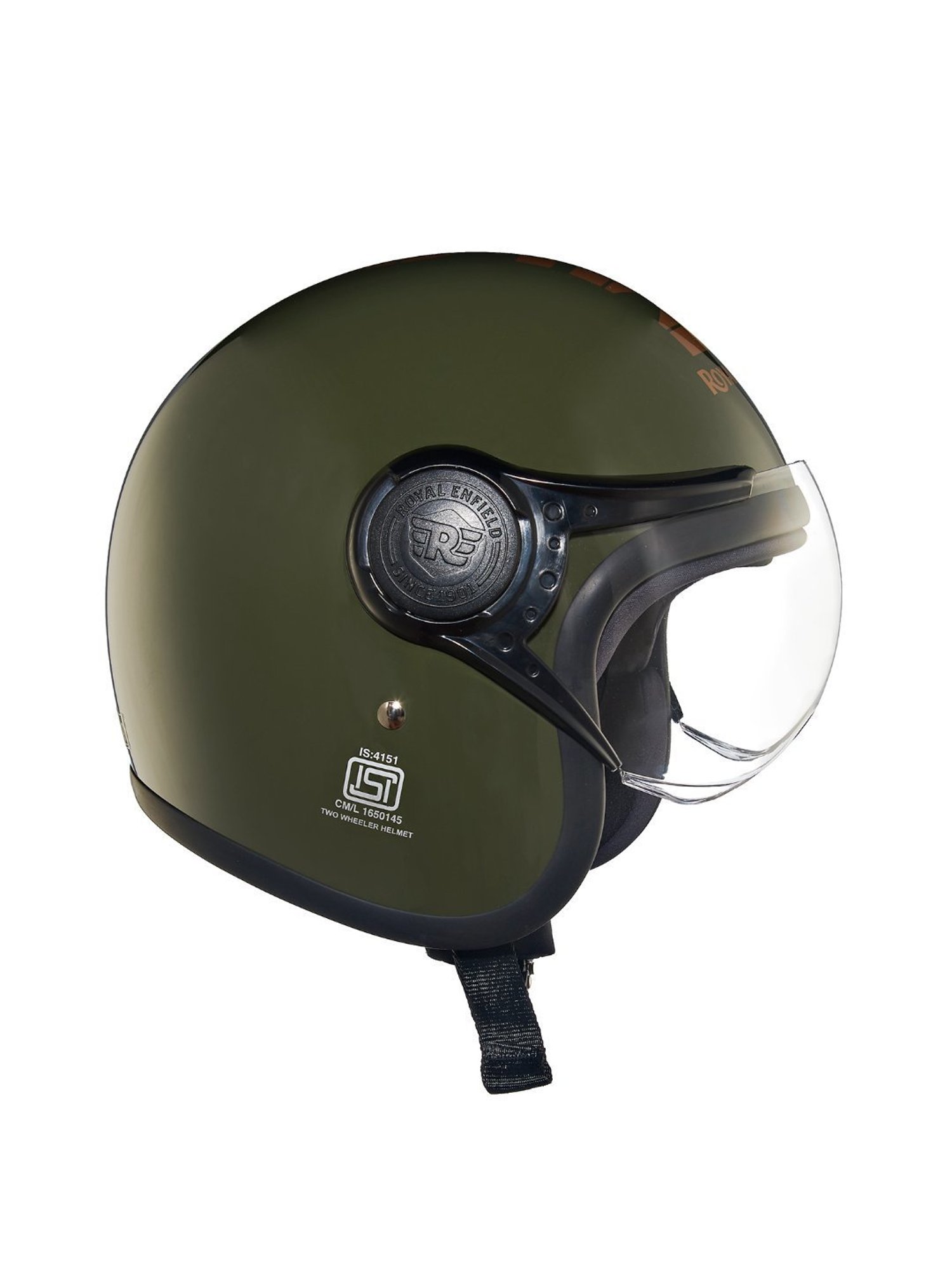 Royal Enfield Green MLG Open Face Helmet - XL