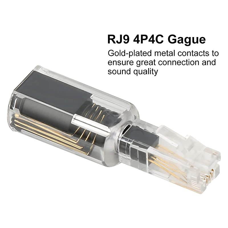 Telephone Cord Detangler  Wireless AntiTangle Telephone Handset Cable 360 Degree Rotating Landline Swivel Cord Untangler Black 2 Pack