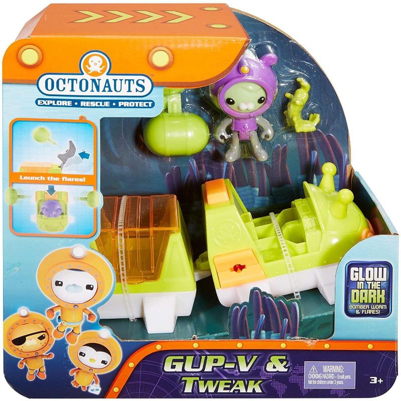 Fisher-Price Octonauts Gup-V & Tweak Vehicle & Figure Playset