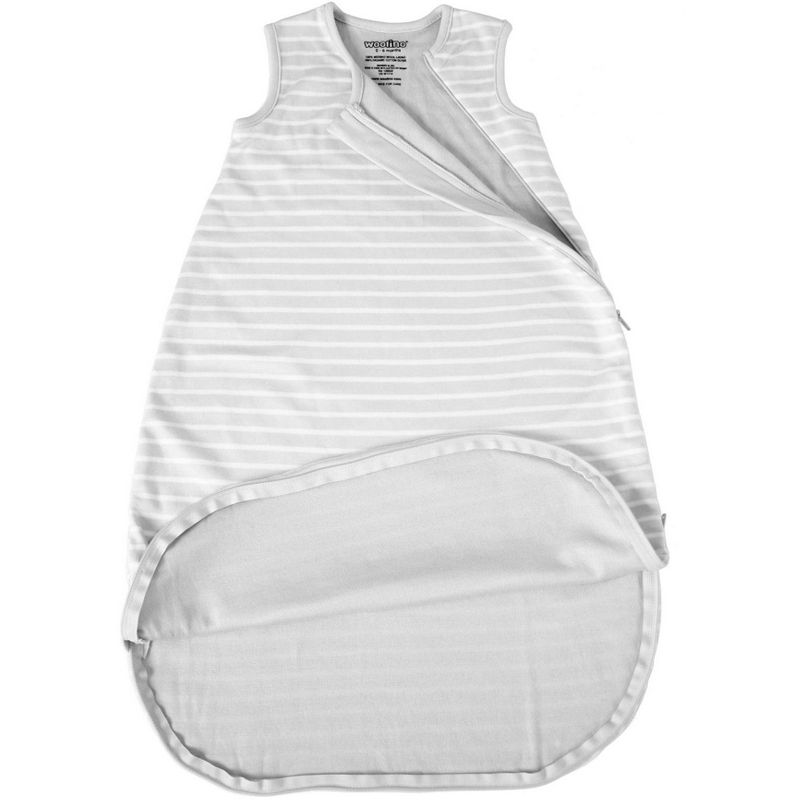 Woolino 4 Season Sleep Sack Basic - Gray 6-18 Months
