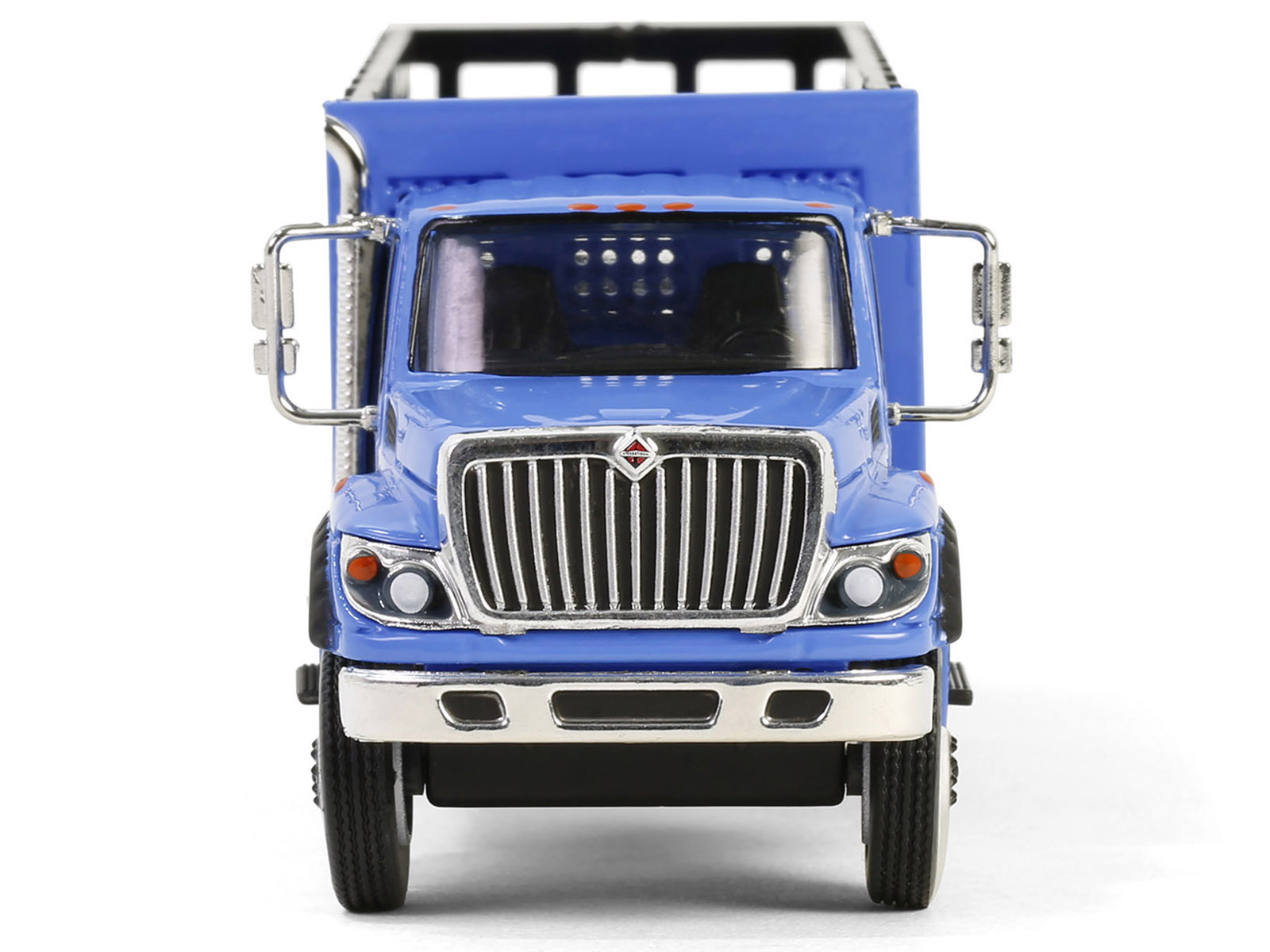 2018 International WorkStar Platform Stake Truck Blue "S.D. Trucks" Series 19 1/64 Diecast Model Car by Greenlight