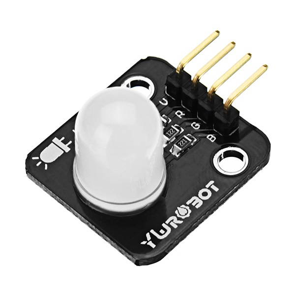 5Pcs Full Color LED Module 10mm Bright RGB Board Electronic Building Blocks