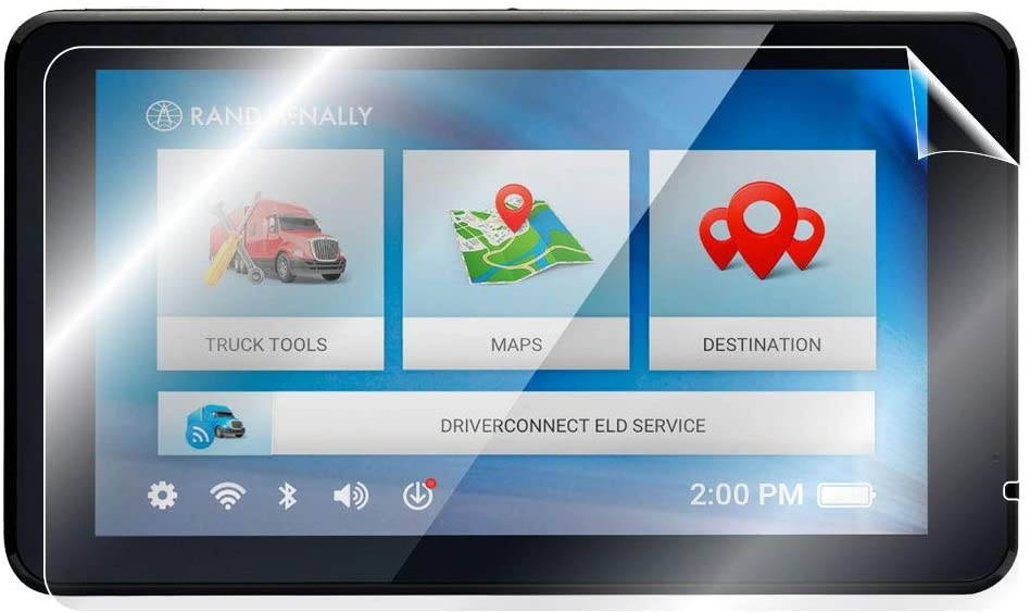IPG For Rand McNally TND 740-750 intelliRoute Truck 7" Navigation Screen Protector Invisible Ultra HD Clear Film Anti Scratch Skin Guard - Smooth/Self-Healing/Bubble -Free