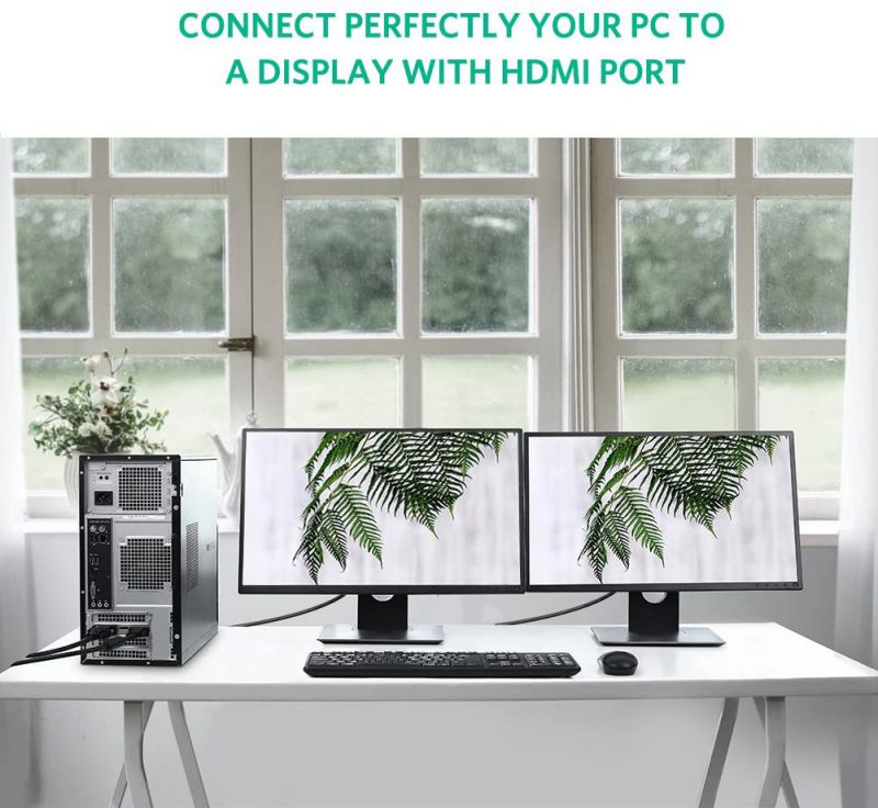 DVI to HDMI Adapter, DVI-D 24+1Male to HDMI Female High Speed Adapter Converter Gold Plated Support 1080P for HDTV, Plasma, DVD, Projector, Computer