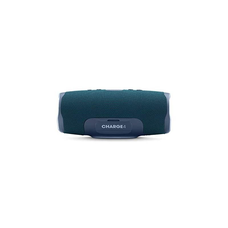 Charge 4 Portable Waterproof Wireless Bluetooth Speaker Bundle with divvi! Charge 4 Protective Hardshell Case - Blue