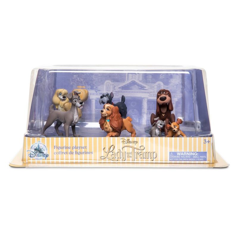 Disney Lady and the Tramp 6pc Figure Set - Disney store