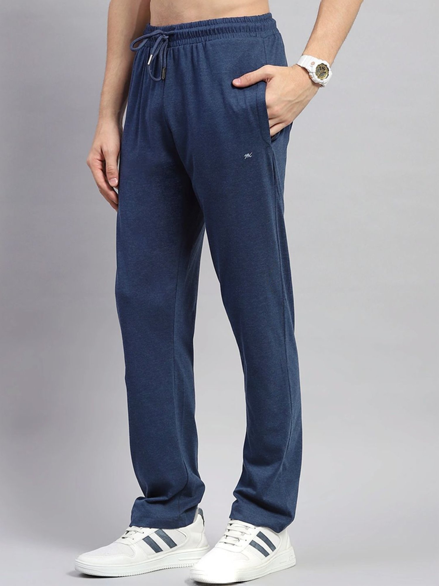 Parx Black Jogger Fit Joggers