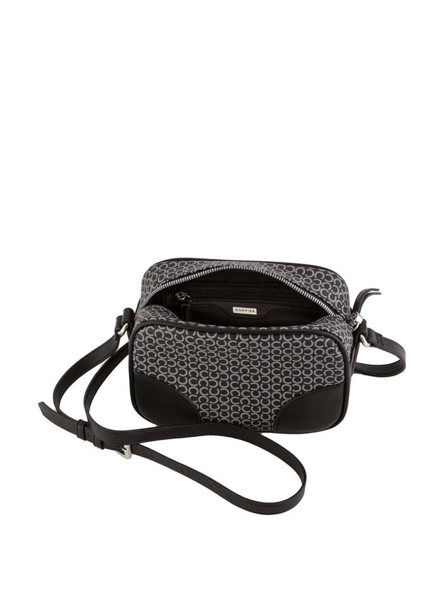 CARPISA Black Printed Small Sling Handbag