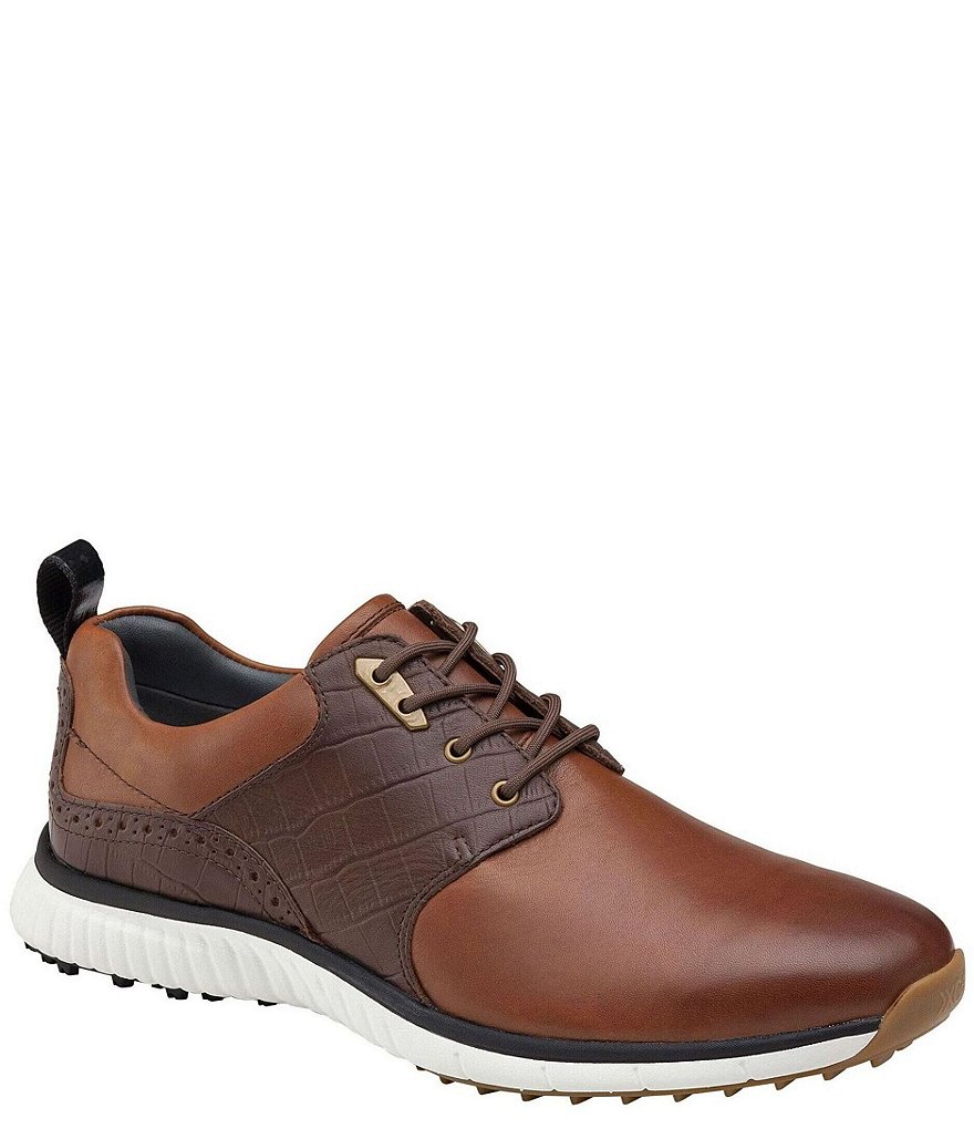Johnston & Murphy Men's XC4 H2 Luxe Saddle Golf Shoes