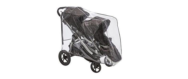 Sasha's Premium Rain Shield and Wind Cover For Baby Stroller, Compatible with Baby Jogger City Select Double Stroller